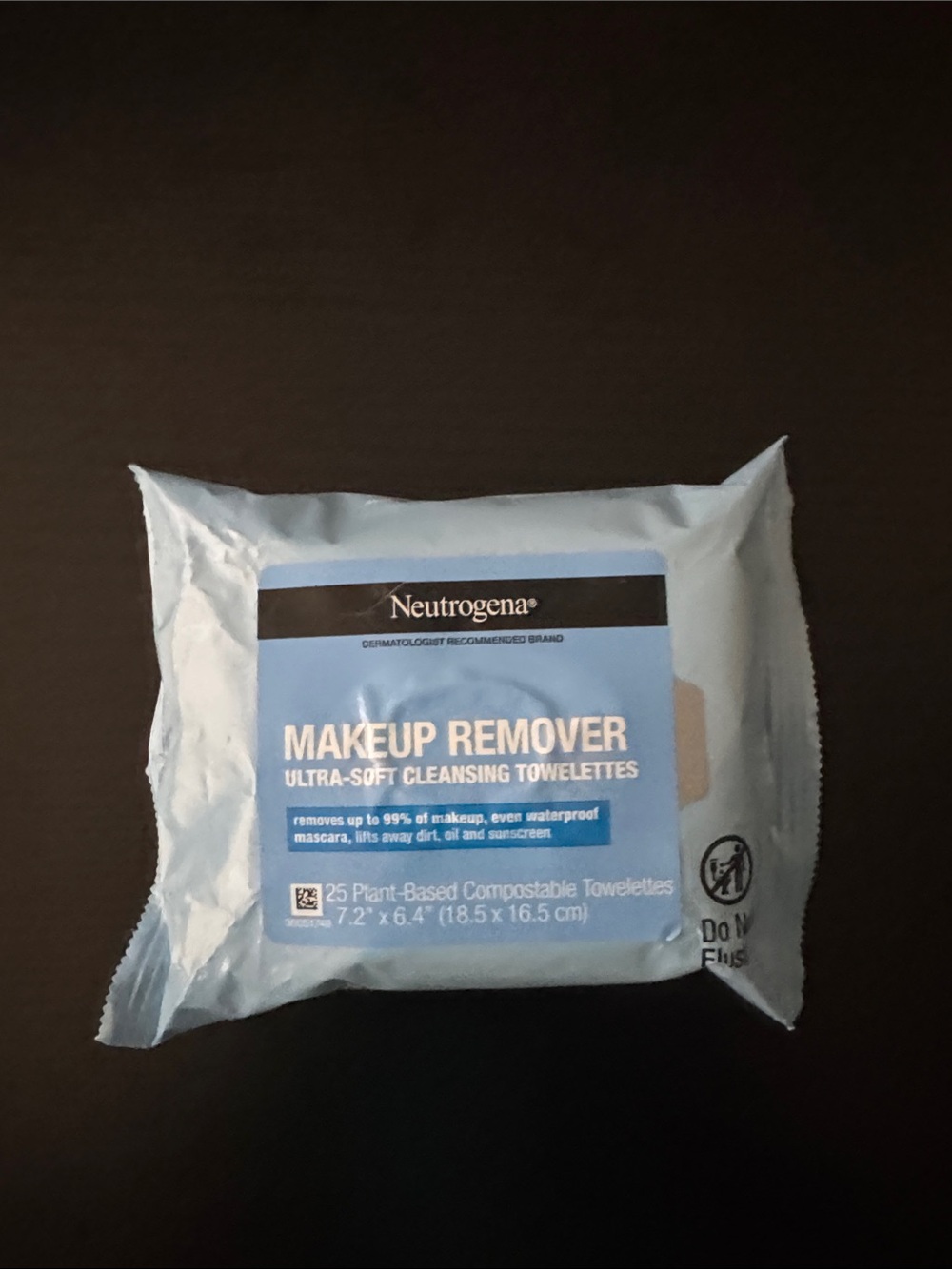 Neutrogena Light Blue Makeup Remover Cleansing Towelettes Pack